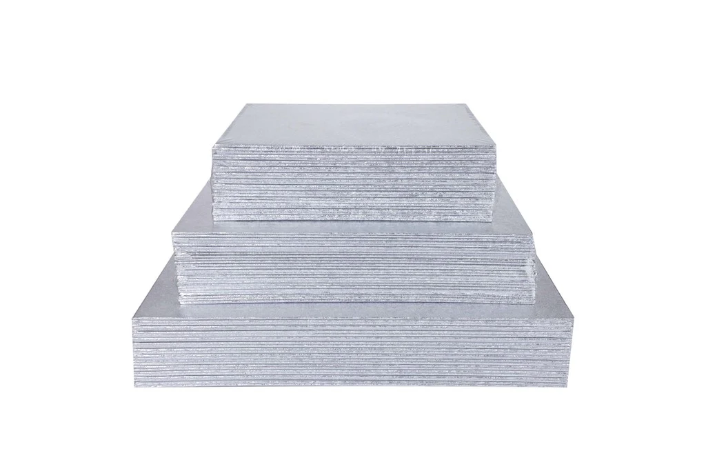 6'' Square Single Thick Cake Card